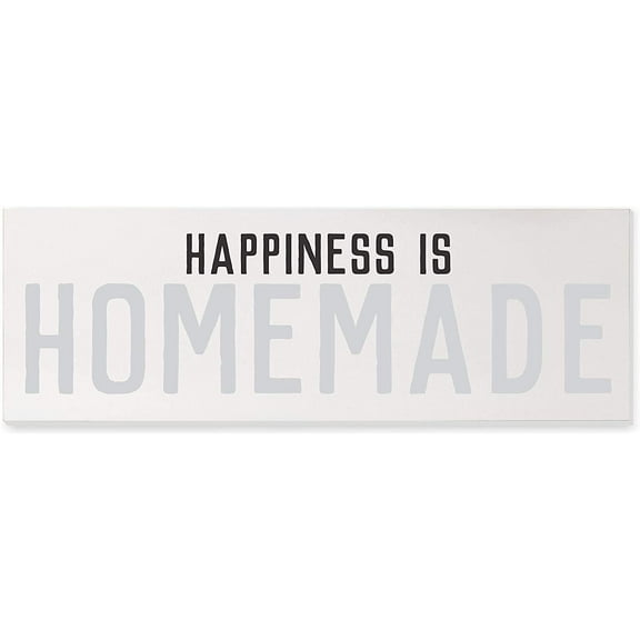 Happiness Is Homemade Rustic Wood Wall Sign 6x18
