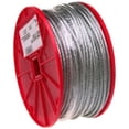 thumbnail image 1 of Campbell-7000927 Galvanized Steel Wire Rope on Reel, 7x19 Strand Core, 5/16" Bare OD, 200' Length, 1960 lbs Breaking Strength, 1 of 3