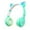 Red/Blue/Green, variant on Outoloxit Kids Wireless Bluetooth Headphones with LED Cat Ears for Children Gaming Study Travel Birthday Christmas Gift
