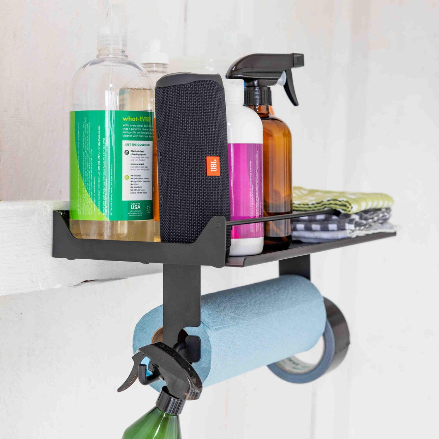 Shop Paper Towel Holder, Wall Mounted Garage Organization Must-Haves, Car Detailing Cleaning Supplies Storage