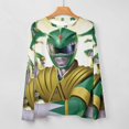 thumbnail image 5 of Power Rangers Women’s Pajama Top 3D Digital Print Sleepwear Trendy Crewneck Pullovers Long Sleeve Shirts 6XL, 5 of 8