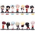 thumbnail image 5 of Liangnv 7 piezas Bts Cake Toppers posición de pie personajes conjunto de figuras de acción juguetes Cake Toppers para Bts suministros de fiesta de cumpleaños - -, 5 of 5