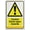 Warning Sign 2, variant on Metal Placards Danger Doors Opens Inwards Inward Automatic Door 8"x12", Safety Warning Sign, Indoor Outdoor Use for Home Business Office Facility Entrance