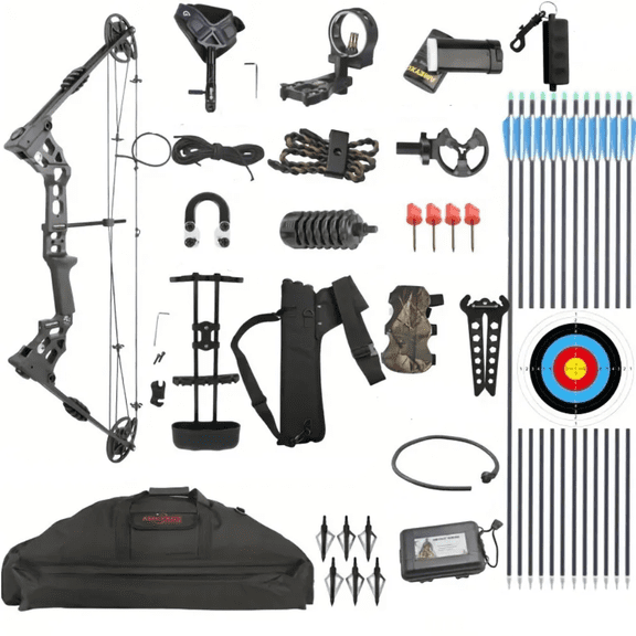 JUNXING Dragon X8 Compound Bow – Adjustable 20–70 lbs Hunting Bow