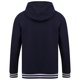 thumbnail image 3 of Front Row - Sudadera con puños y bajos de rayas unisex (Marino/Gris Jaspeado), 3 of 3