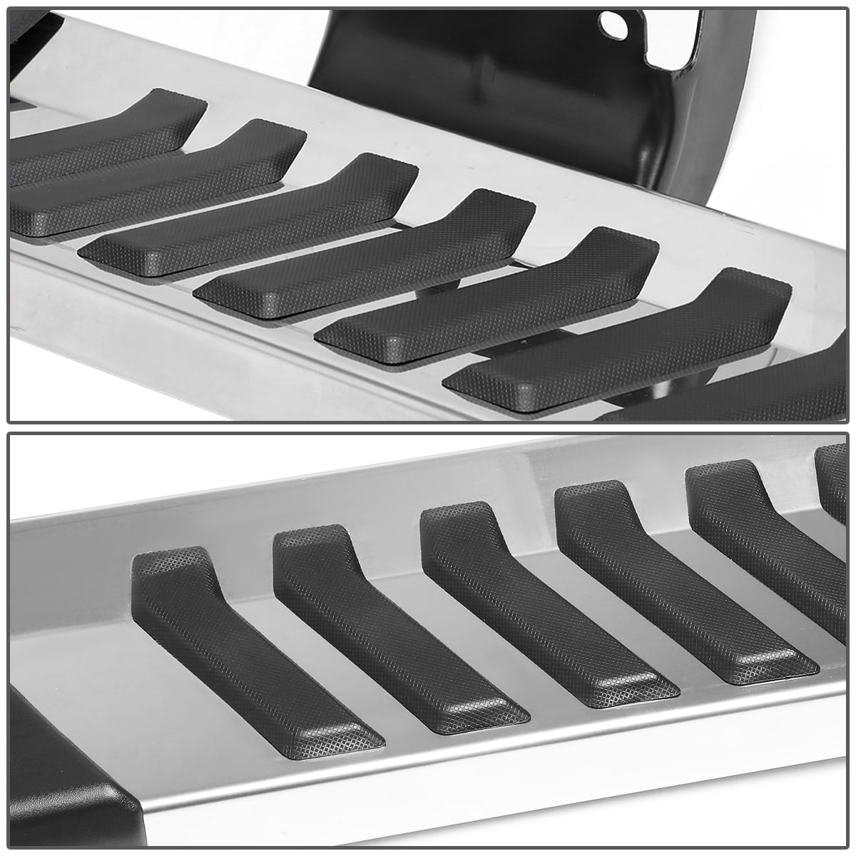DNA Motoring 6" OD Side Step Nerf Bars Running Boards for 2015-2020 F150 F250 F350 SD Supercrew Cab