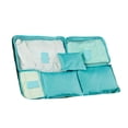 thumbnail image 4 of Bolsa de almacenamiento de viaje de 6 piezas Juego de bolsas de almacenamiento de equipaje de viaje impermeables Cubos de embalaje para maletas Azul, 4 of 12