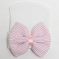 thumbnail image 5 of Zukuco Newborn Baby Girl Hat with Big Bow Soft Cute Knot Baby Comfy Nursery Beanie 0-3 months, 5 of 9