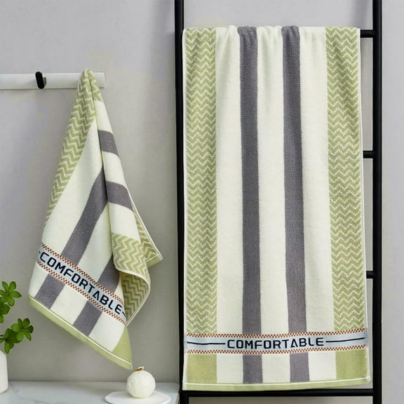 IMossad Extra Long Bath Towel, Absorbent Non-Linting Fitness & Sports Towel, Large Face & Body Towel, Soft Durable Household Towel for Daily Use