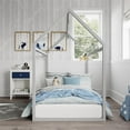 thumbnail image 3 of Max & Finn Skyler Metal Montessori House Bed, Twin, Dove Gray, 3 of 10