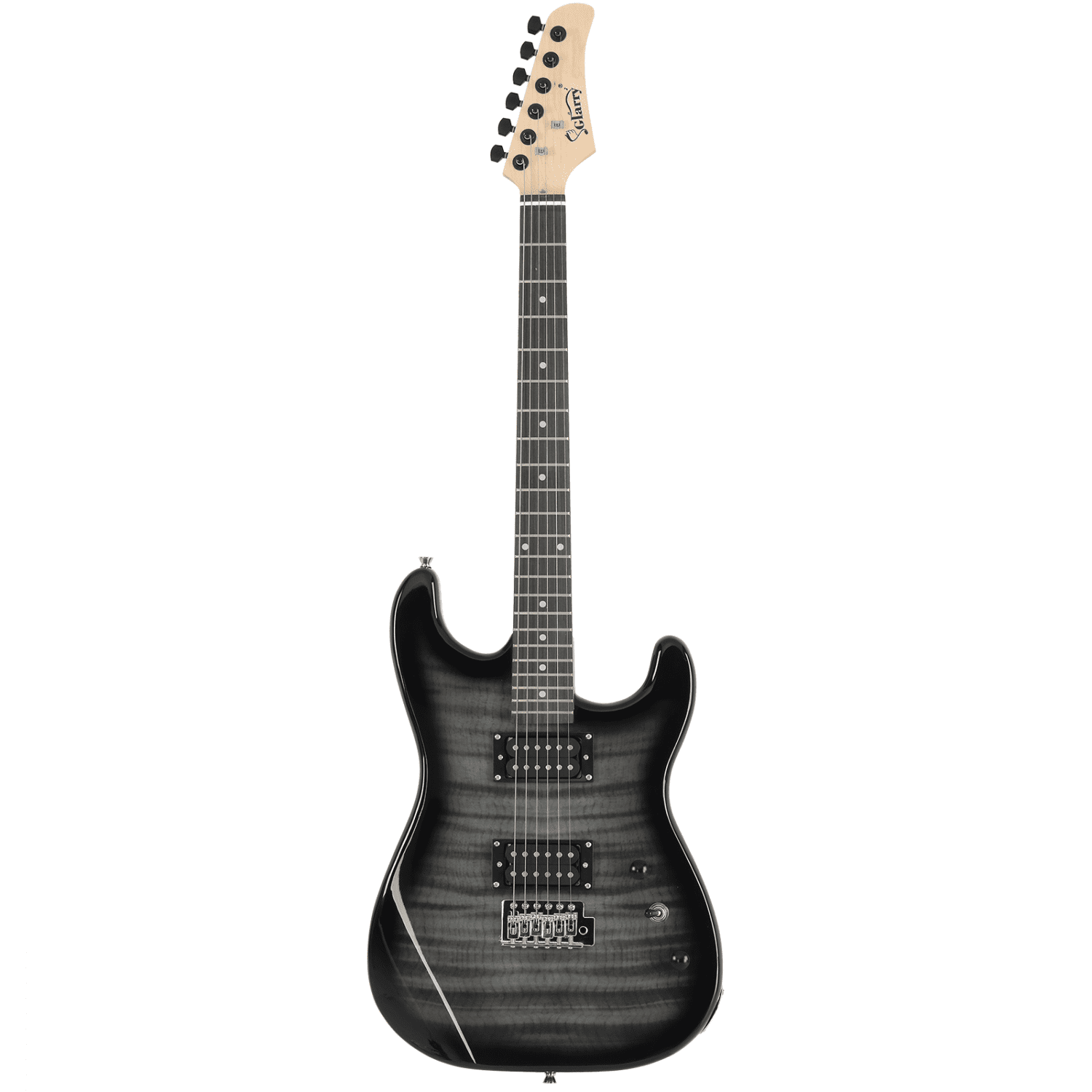 Hassch Electric Guitar for Music Lover Beginner with 20W Amp, Gig Bag and Accessories Pack, Black