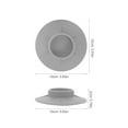 thumbnail image 2 of LOLIPPYY 4Pcs Grey Rubber Anti Vibration Feet Pads for Washing Machine Couch Table and Bed Stabilizer, 2 of 6