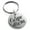Silver, variant on Stainless Steel Carpe Diem Calligraphy Engraved Small Medallion Circle Charm Keychain Keyring