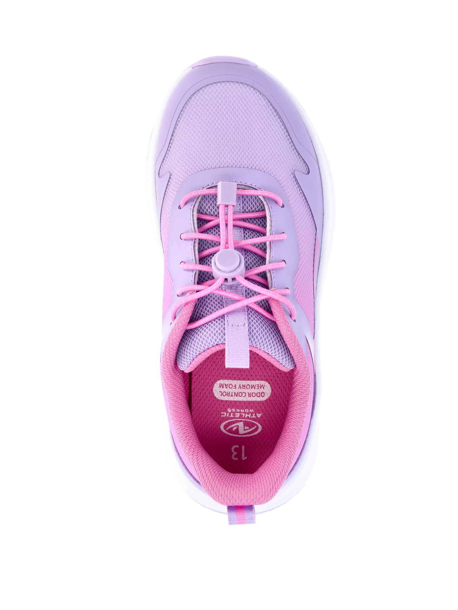 Athletic Works Little and Big Kids Bungee Mesh Jogger Sneakers