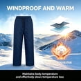 thumbnail image 3 of Aofany Women's Quilted Insulated Ski Pants Fleece Lined Winter Trousers with Pockets Thermal Loose Fit Bottoms for Outdoor Sports, 3 of 7