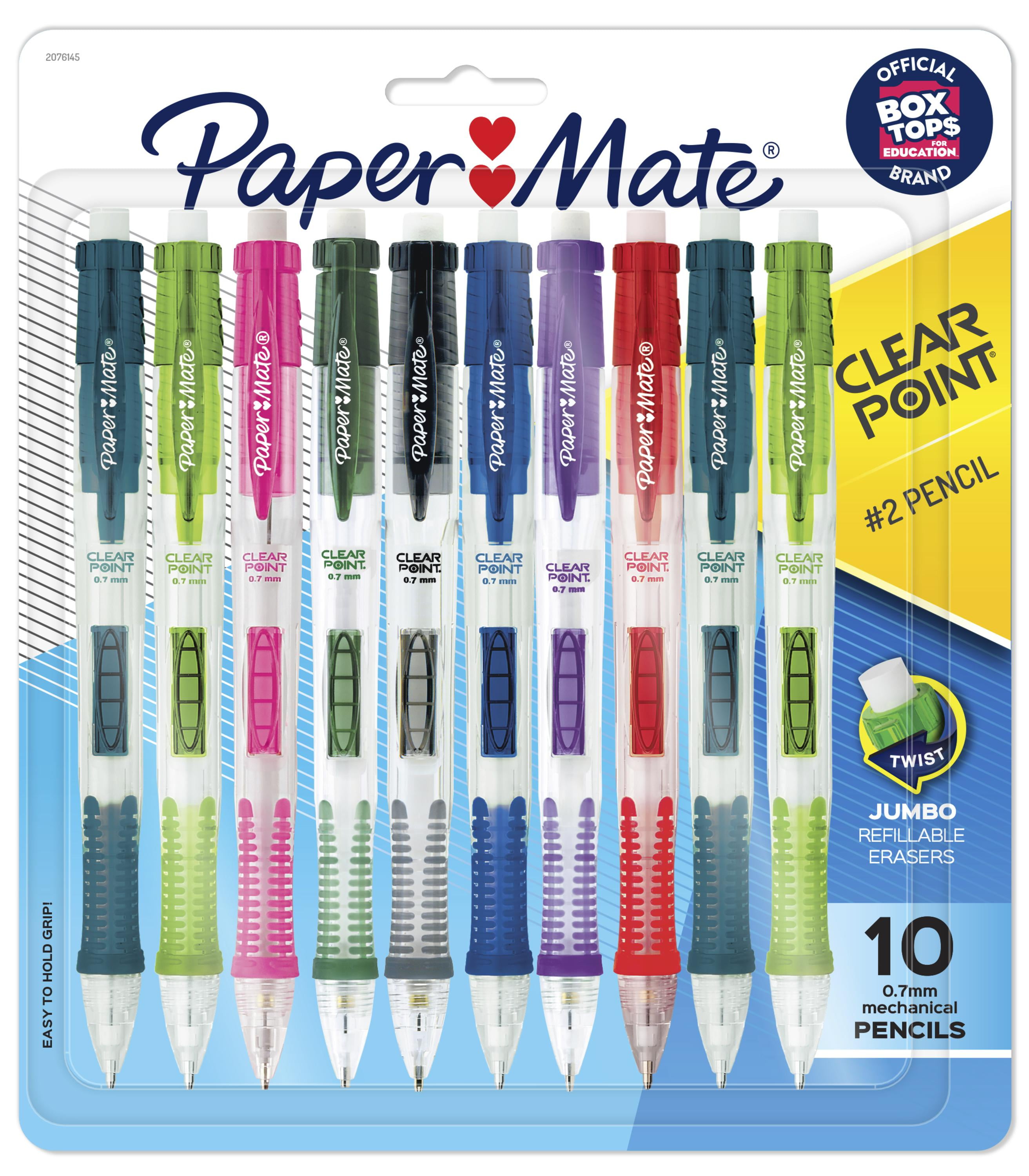 Paper Mate Clearpoint Mechanical Pencil, 0.7 mm, Assorted Barrel