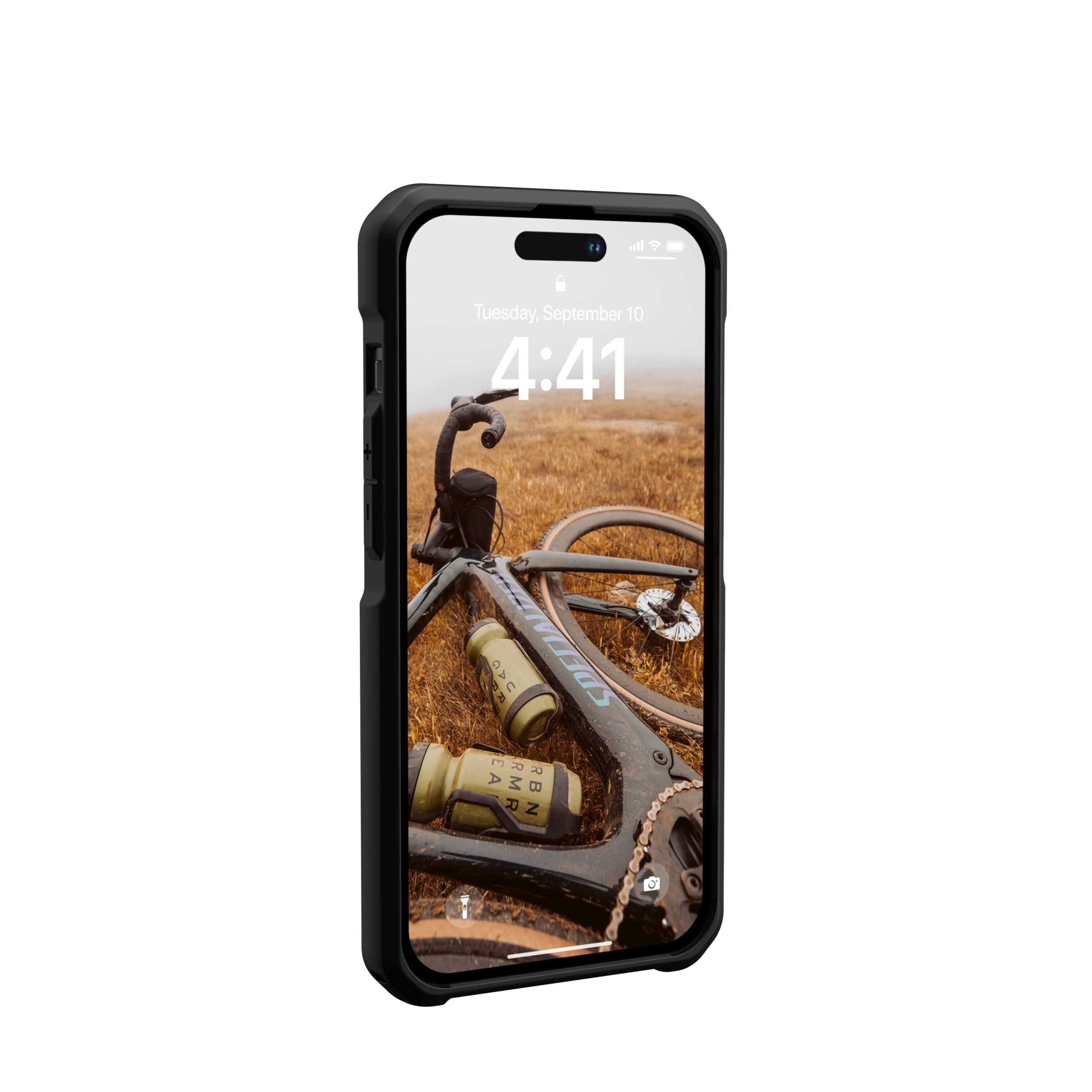 UAG iPhone 14 Pro Case Kevlar Black 6.1" Metropolis LT Built-in Magnet Compatible with MagSafe Charging Featherlight Heavy Duty Shockproof Slim Rugged Protective Cover by URBAN ARMOR GEAR