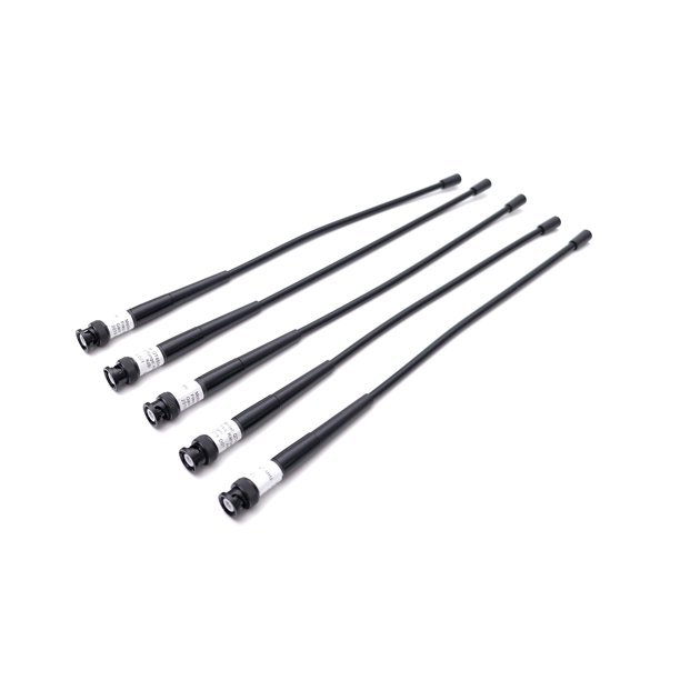 5 Antenas de Látigo BNC 450-470MHz 4dBi 30cm