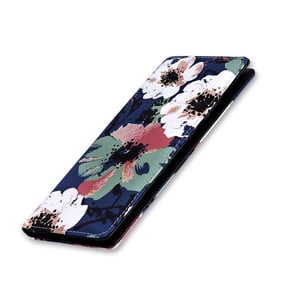 HAWEE Women's Slim Bifold Wallet, Ultra-Thin Canvas and Leather