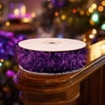 thumbnail image 5 of 5m Tinsel Garland Ribbon for Christmas Party Decoration Plastic Metallic Wire Vine for Tree Wall Railing Indoor Outdoor Use, 5 of 8
