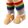 thumbnail image 3 of Glisme Baby Boots Comfortable Soft Sole Toddler Shoes Warm Baby Toddler Shoes Boots Cozy Khaki Boots Size 6-12 Months, 3 of 9