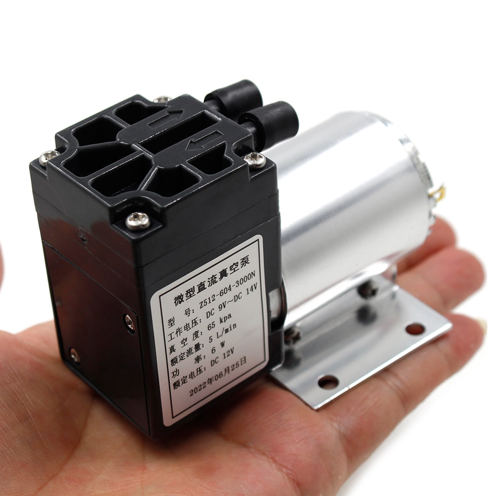 Gieenan DC 12V Vacuum Pump 6W Air Pump Vacuum Pump Air Pump Miniature Suction 500mA