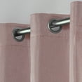 thumbnail image 5 of Exclusive Home Curtains 2 Pack Carling Basketweave Textured Woven Blackout Grommet Top Curtain Panels, 52x108, Blush, 5 of 5