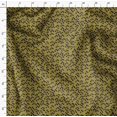 thumbnail image 4 of Soimoi Green Poly Georgette Fabric Deodar Cedar Tree Print Sewing Fabric Yard 52 Inch Wide, 4 of 5