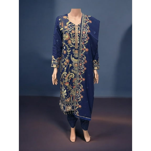 Traditional Salwar Kameez Set, Cultural Wear for Women, S19