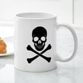 thumbnail image 3 of CafePress - Skull And Crossbones Mugs - 11 oz Ceramic Mug - Novelty Coffee Tea Cup, 3 of 4