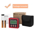 thumbnail image 2 of Neoteck Digital Angle Finder Digital Angle Gauge with LCD Backlight Protractor IP54 Waterproof Inclinometer Level Box for Bevel Angle of Miter Saw Au, 2 of 7