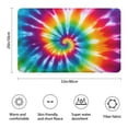 thumbnail image 3 of Colorful Rainbow Tie Dye Spiral Pattern Bathroom Rugs Mat,Non Slip Microfiber Bathroom Rug,Rubber Backing,Soft Bathroom Mats for Bathroom Floor,Tub and Shower,20x32in(50x80cm), 3 of 5