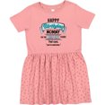 thumbnail image 3 of Inktastic Happy Birthday, Mommy I'm the Best Ever in Blue Girls Toddler Dress, 3 of 5