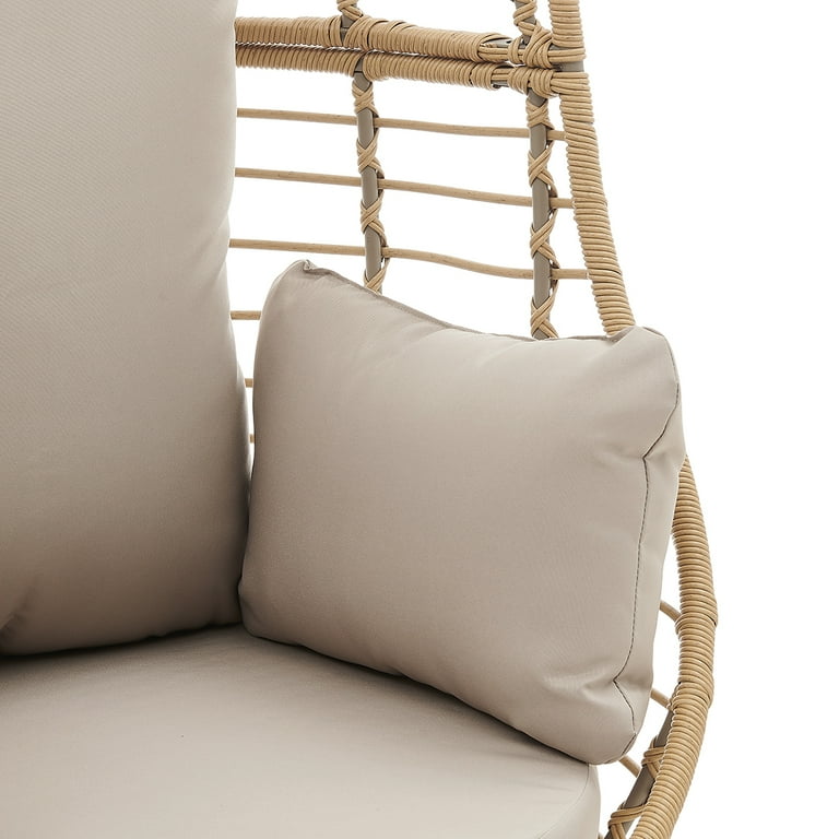 Stylewell wicker outdoor patio egg lounge chair cushions clearance