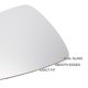 thumbnail image 4 of Reemplazo de vidrio del espejo retrovisor del lado del conductor izquierdo calefaccionado, vidrio blanco con ajuste trasero para Audi A1 10-19, 4 of 6