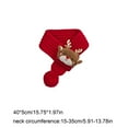 thumbnail image 3 of Horivan Christmas Pet Scarf Knitted Soft Festive Dog Cat Holiday Accessory with Snowman Tree Design for Xmas Party Photo Props Cute Pet Christmas Costume, 3 of 6