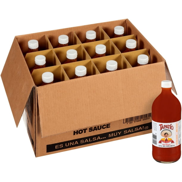 Tapatio Hot Sauce, 12 ct Casepack, 32 oz Bottles - Walmart.com