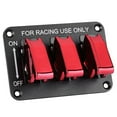 thumbnail image 3 of Car Toggle Switch Panel, Toggle Switch Panel, Installation Of Power Off Switch, Pre-Drilled Mounting Holes Design Electrical Devices Home For DIY For Racing Car, 3 of 8