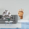 thumbnail image 2 of Figuras de búho, artesanías de animales artificiales, escultura de mano, estatua moderna, material de resina, adecuado para dormitorio, sala de estar,, 2 of 8