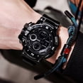 thumbnail image 1 of Reloj electrónico LED resistente al agua con esfera grande y tecnología negra para hombre, estudiante, adulto y fresco para deportes al aire libre, 1 of 5