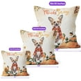 thumbnail image 4 of Happy Thanksgiving Chinese Crested with Turkey Pumpkins Autumn Vibes Pillow Cushion Double Sided Dog Lover Throw Pillow - 12018, 4 of 4