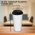 thumbnail image 5 of 16 oz. 2GoCup Plastic Tumblers - 10 pack - Black, 5 of 5