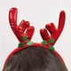 thumbnail image 5 of SUSUchens 12 piezas de diadema navideña con cuernos de alce y lazo, antideslizante, decoración navideña, para adultos y niños, linda banda para el cabello con astas de Navidad, accesorios para el, 5 of 8