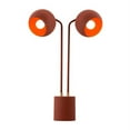 thumbnail image 3 of TOV Furniture Lampe de Table Moderne en Fer de 21,7"H en Terre Cuite Rouge, 3 of 8