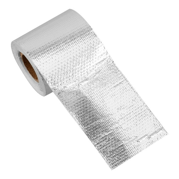 BRIGHTFUFU 1 rollo de cinta de papel de aluminio, cinta aislante, cinta de alta temperatura para conductos de escape