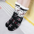 thumbnail image 4 of WMTBSRSW Fuzzy Slipper Socks Winter Warm Slipper Socks Sherpa Lined Slipper Socks Thick Fleece Socks Christmas Gifts for Women, 4 of 6