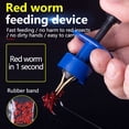 thumbnail image 4 of Cebo con clip para gusano rojo, cebo vivo multifunción, dispositivo de unión para gusanos rojos, pellets de goma, cebo de pesca, suministros de pesca, dispositivo de unión para cebo, 4 of 7