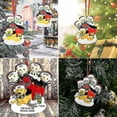 thumbnail image 3 of Adornos colgantes para árbol de Navidad, adorno para familia con mascotas, colgantes de Navidad, decoración artesanal, 3 of 5