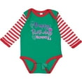 thumbnail image 3 of Inktastic Purple Happy Birthday Mommy Boys or Girls Long Sleeve Baby Bodysuit, 3 of 5