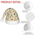 Daiia Barbecue And Grill Print Christmas Knitted Beanie Hat, Large Knit